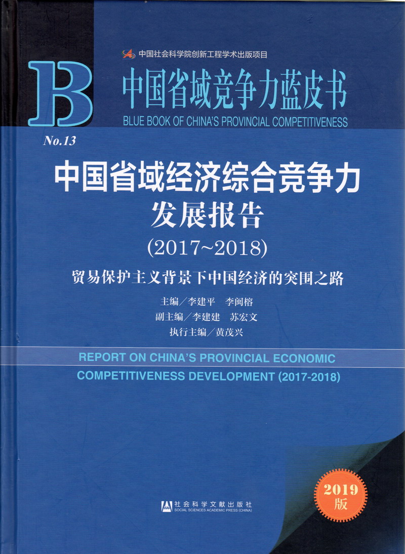 爽bb草bb中国省域经济综合竞争力发展报告（2017-2018）